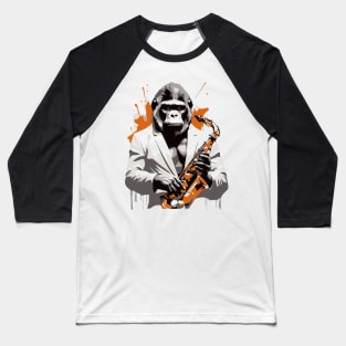 gorilla saxophonist Baseball T-Shirt